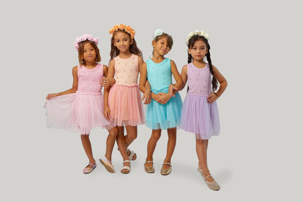 Haven Girl Bunnies in Bloom Lexi Jewel Dress