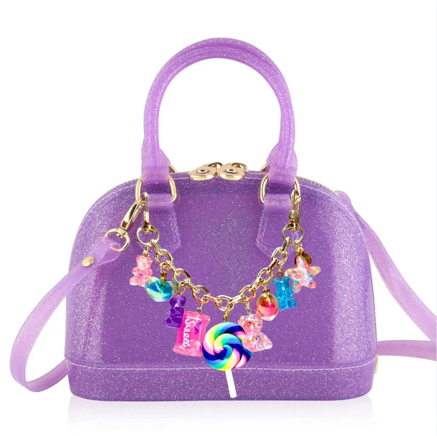 Carrying Kind Girls Purse - Cate - Purple Sparkle