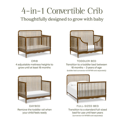 Namesake Liberty 4-in-1 Convertible Spindle Crib
