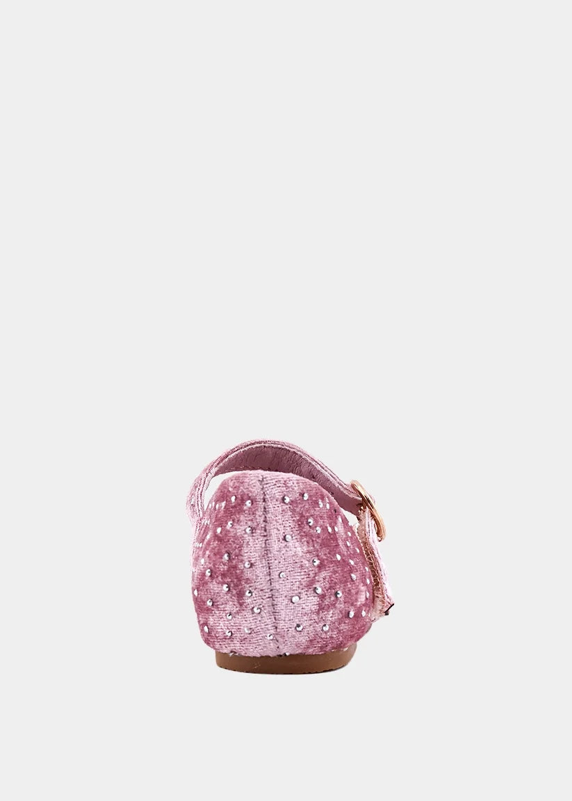 ShuShop Girls Annabelle Mini - Rose Velvet