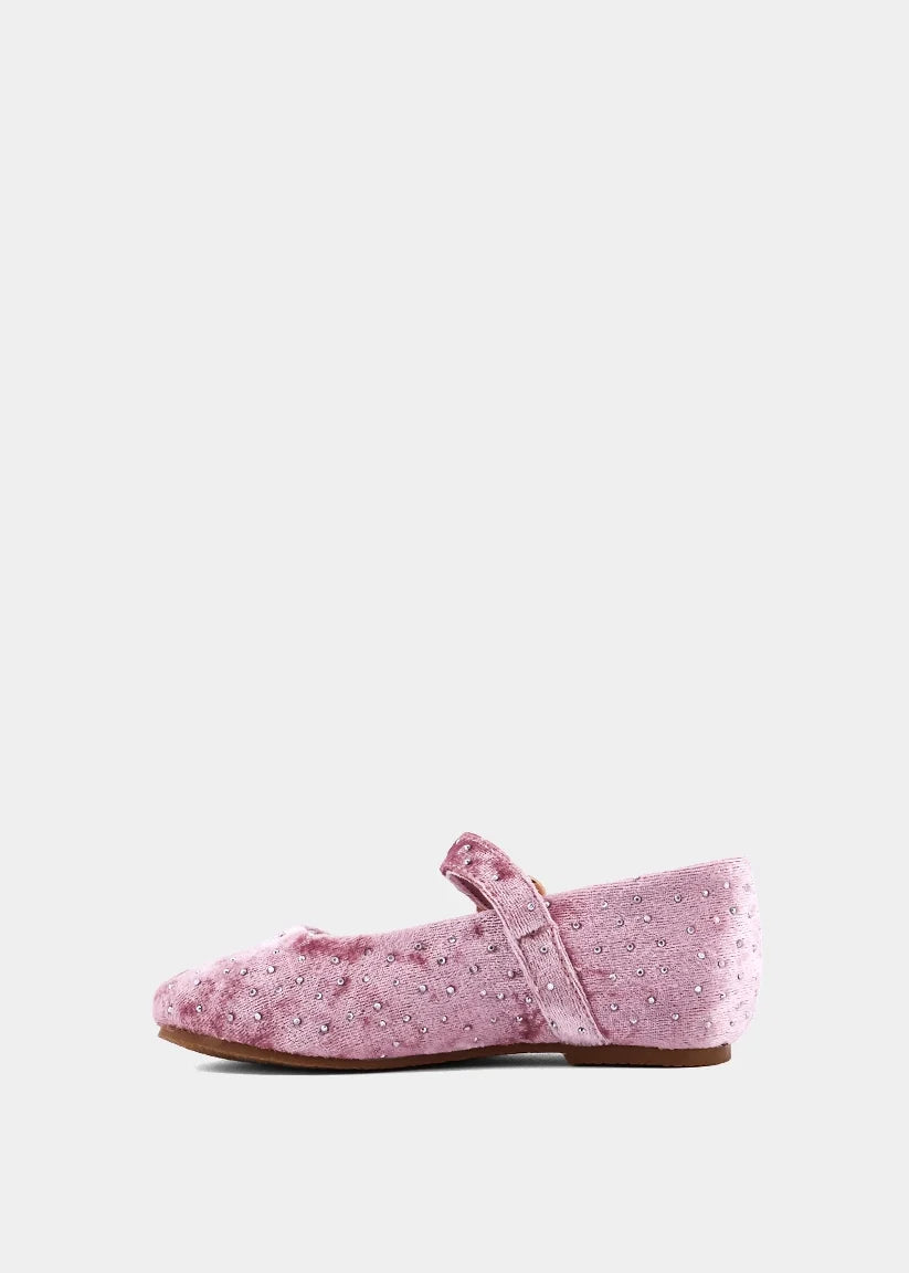 ShuShop Girls Annabelle Mini - Rose Velvet