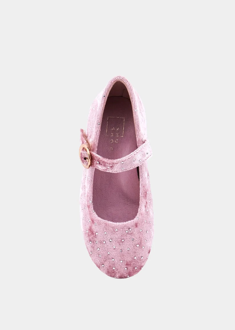 ShuShop Girls Annabelle Mini - Rose Velvet