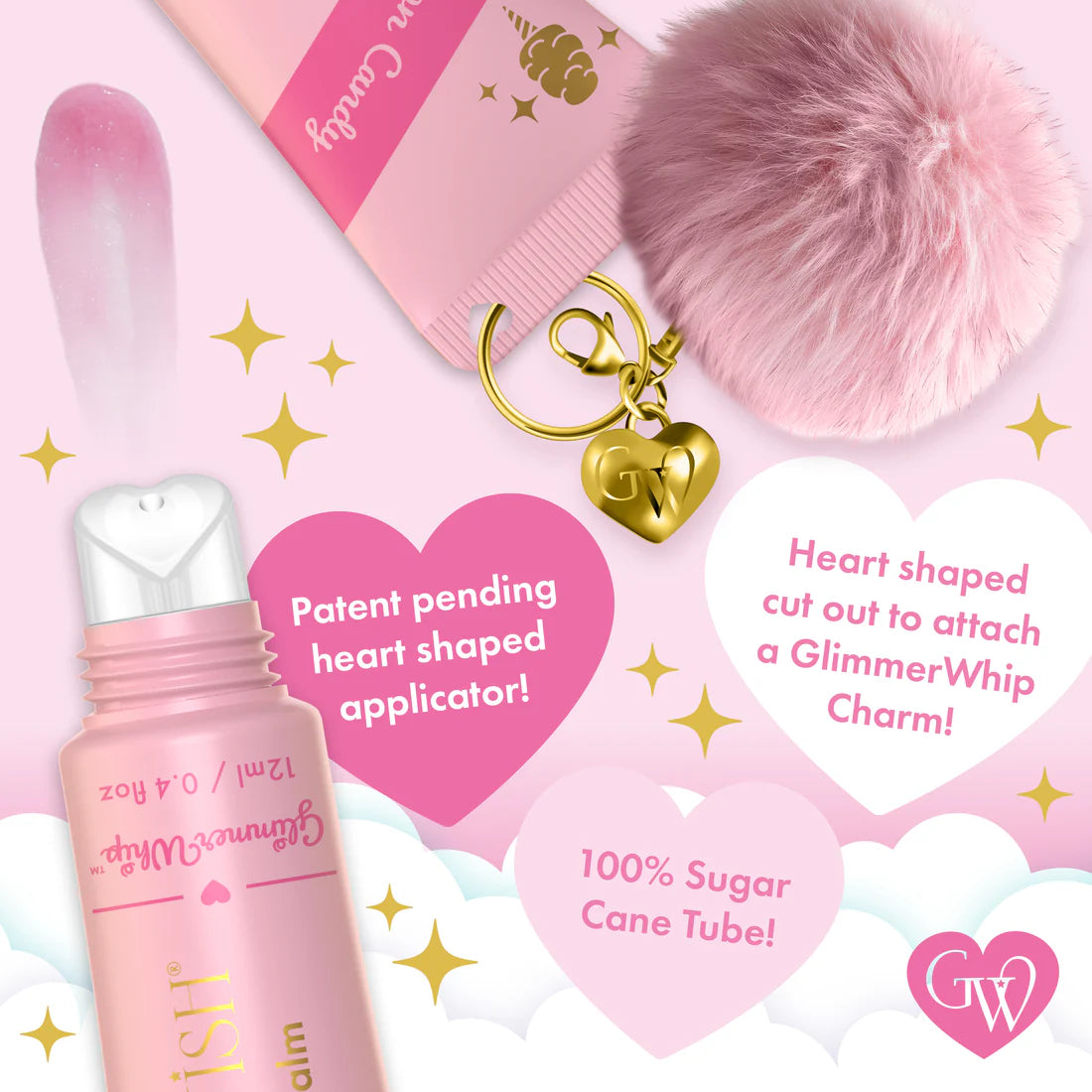 Glimmer WishGlimmer Wish Whipped Lip Balm - Cotton CandyBabysupermarket