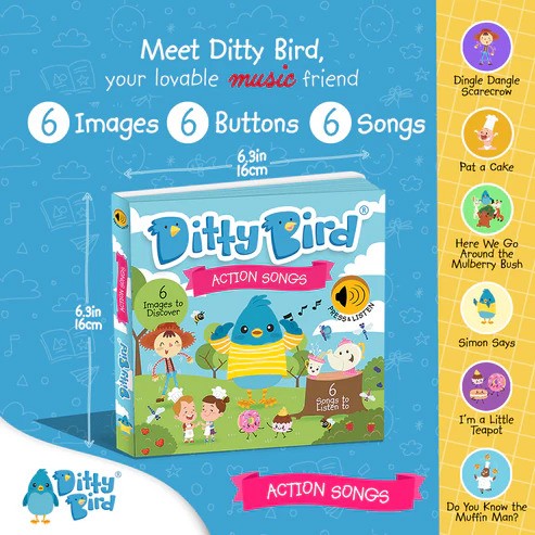 Ditty Bird Action Songs