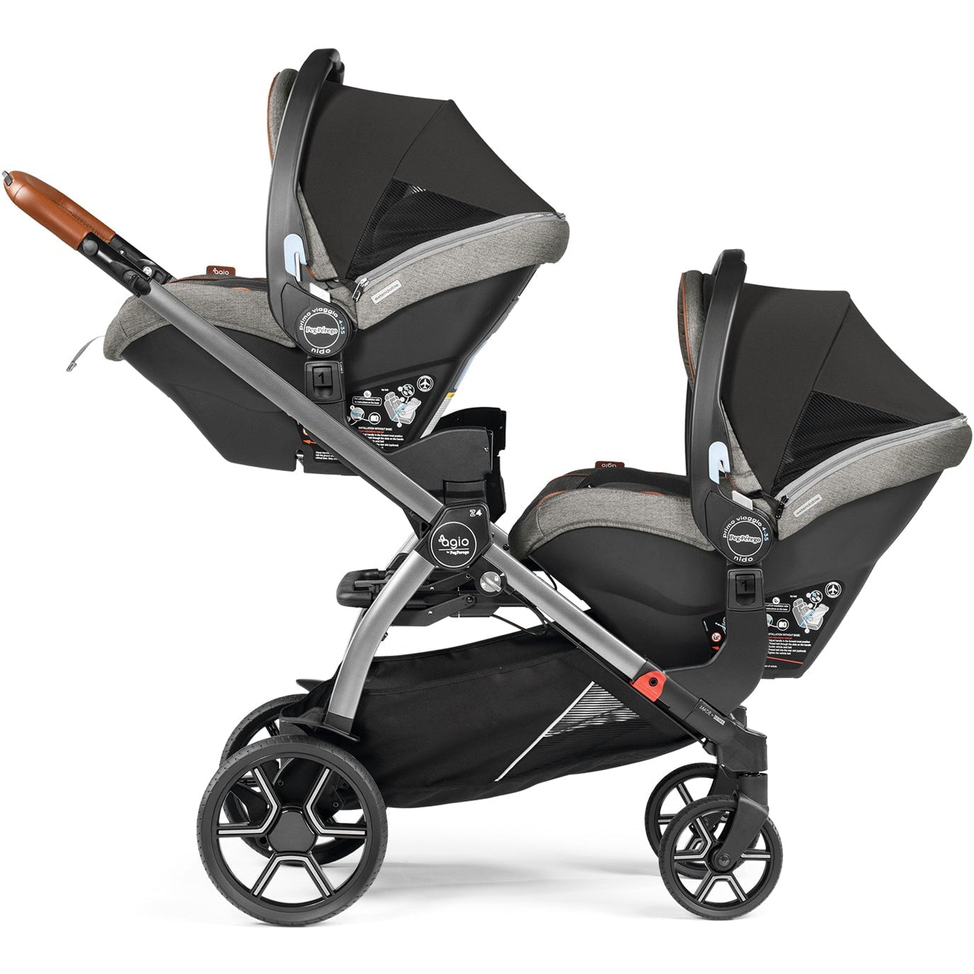 Agio by Peg Perego More Gear Agio Grey Agio by Peg Perego Z4 Full-Feature Reversible Stroller