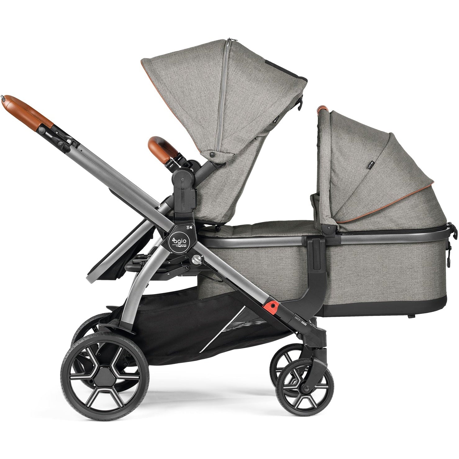 Agio by Peg Perego More Gear Agio Grey Agio by Peg Perego Z4 Full-Feature Reversible Stroller