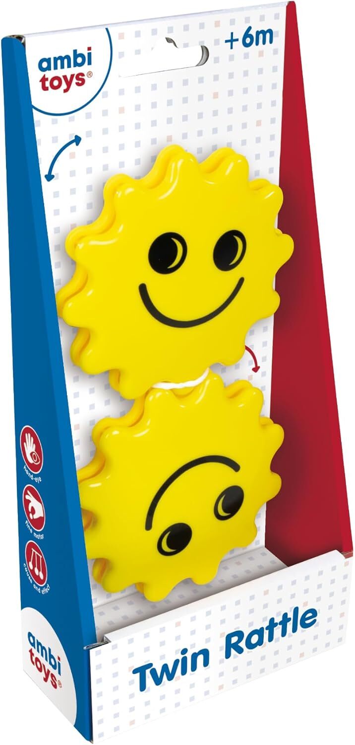 GALT AMERICA Infant Toys Ambi Toys Twin Rattles