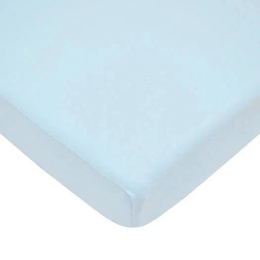 American Baby Company Cradle Sheets Blue American Baby 100% Cotton Knit Jersey Cradle Sheet