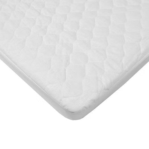 American Baby Company Mattress Pads White American Baby Mini Crib Fitted Waterproof Quilted Mattress Cover 24"x38"