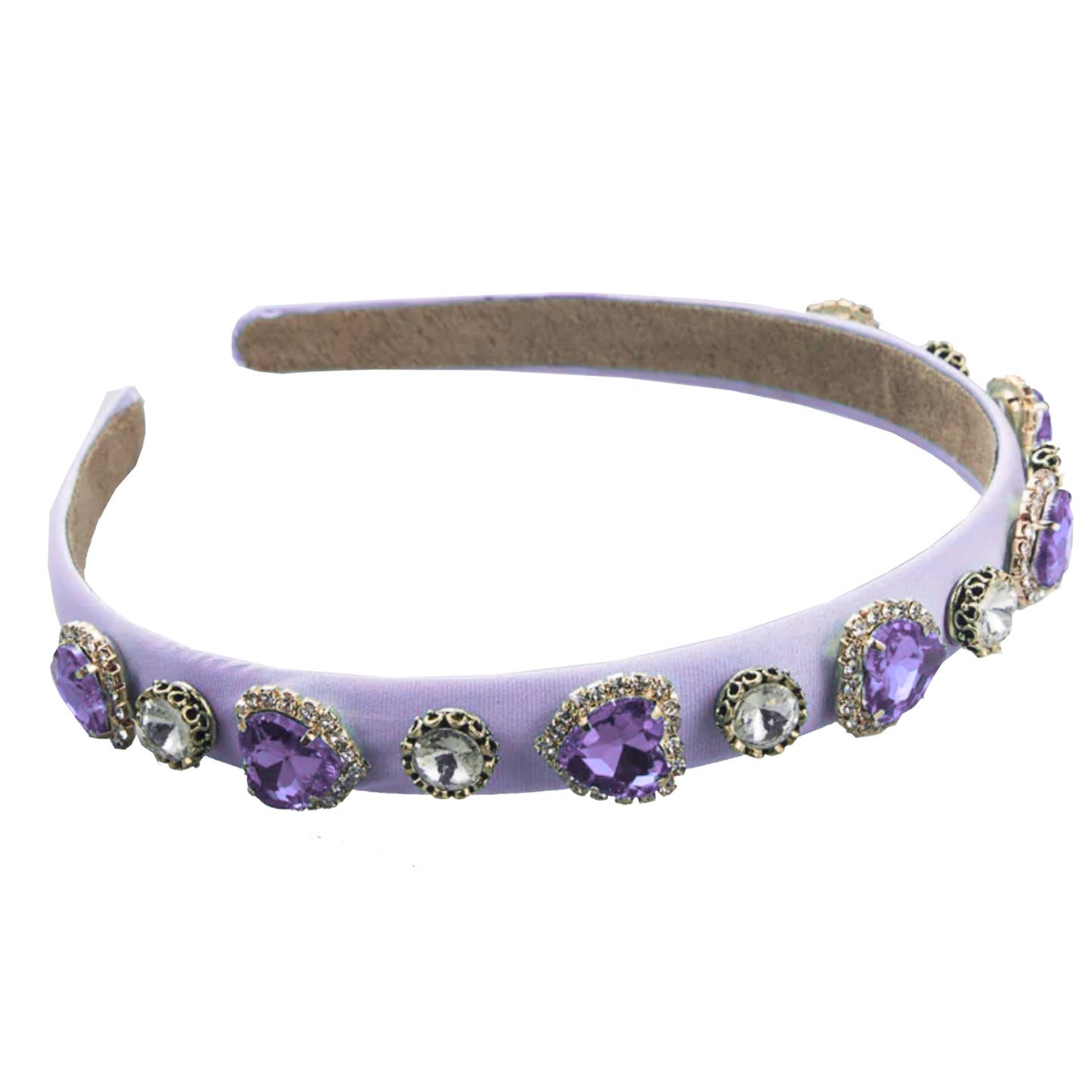 American Jewel Heart Jewel & Diamond Headband