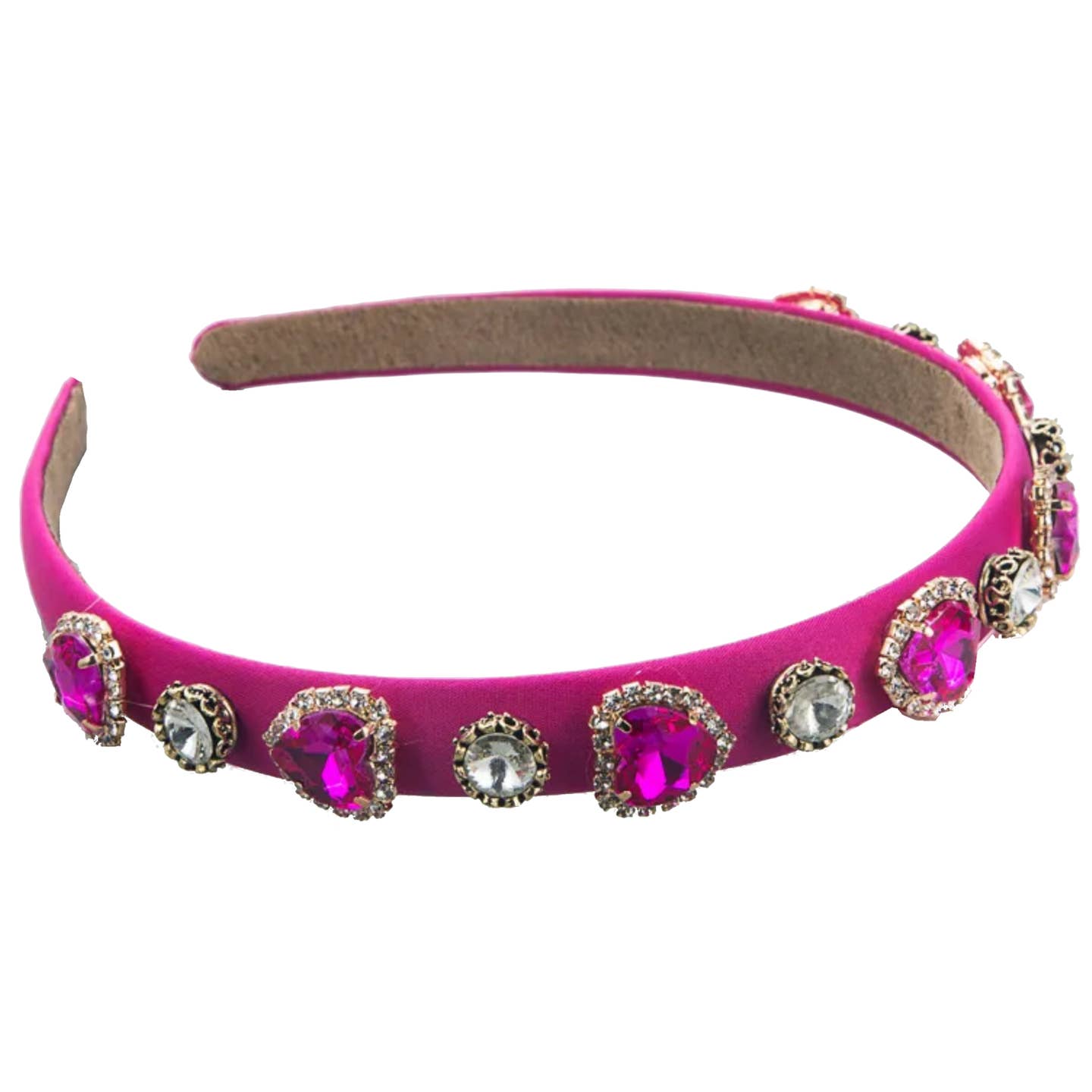 American Jewel Heart Jewel & Diamond Headband