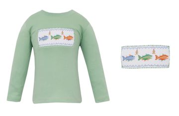 Anavini Boys Trout Smocked T-Shirt