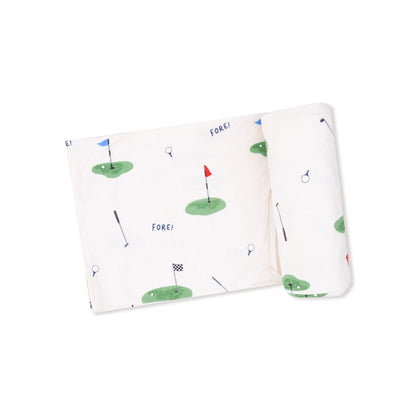 Angel Dear Angel Dear All Fore Golf Swaddle Blanket