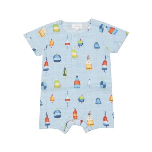 Angel Dear Apparel & Gifts Bouy / 3-6 Mo Angel Dear Bouys Henley Shortall