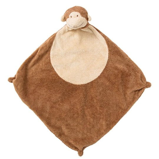 Angel Dear Dark Brown Monkey Blankie