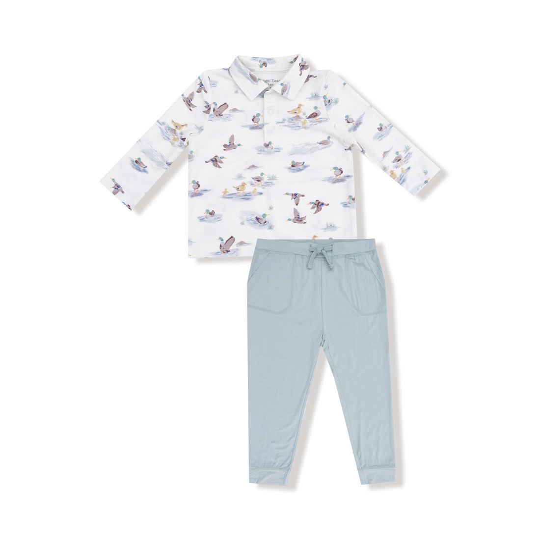 Angel Dear Ivory / 12-18 Mo Angel Dear Migrating Mallards Jogger Set