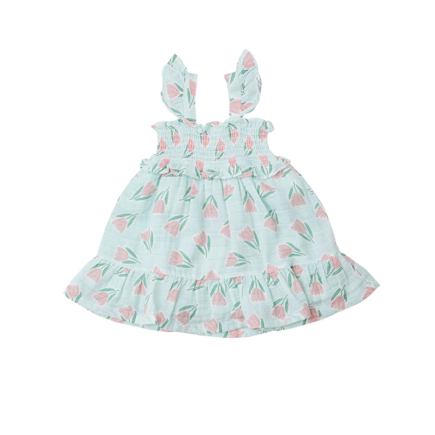 Angel Dear Tulips Smocked Ruffled Sundress