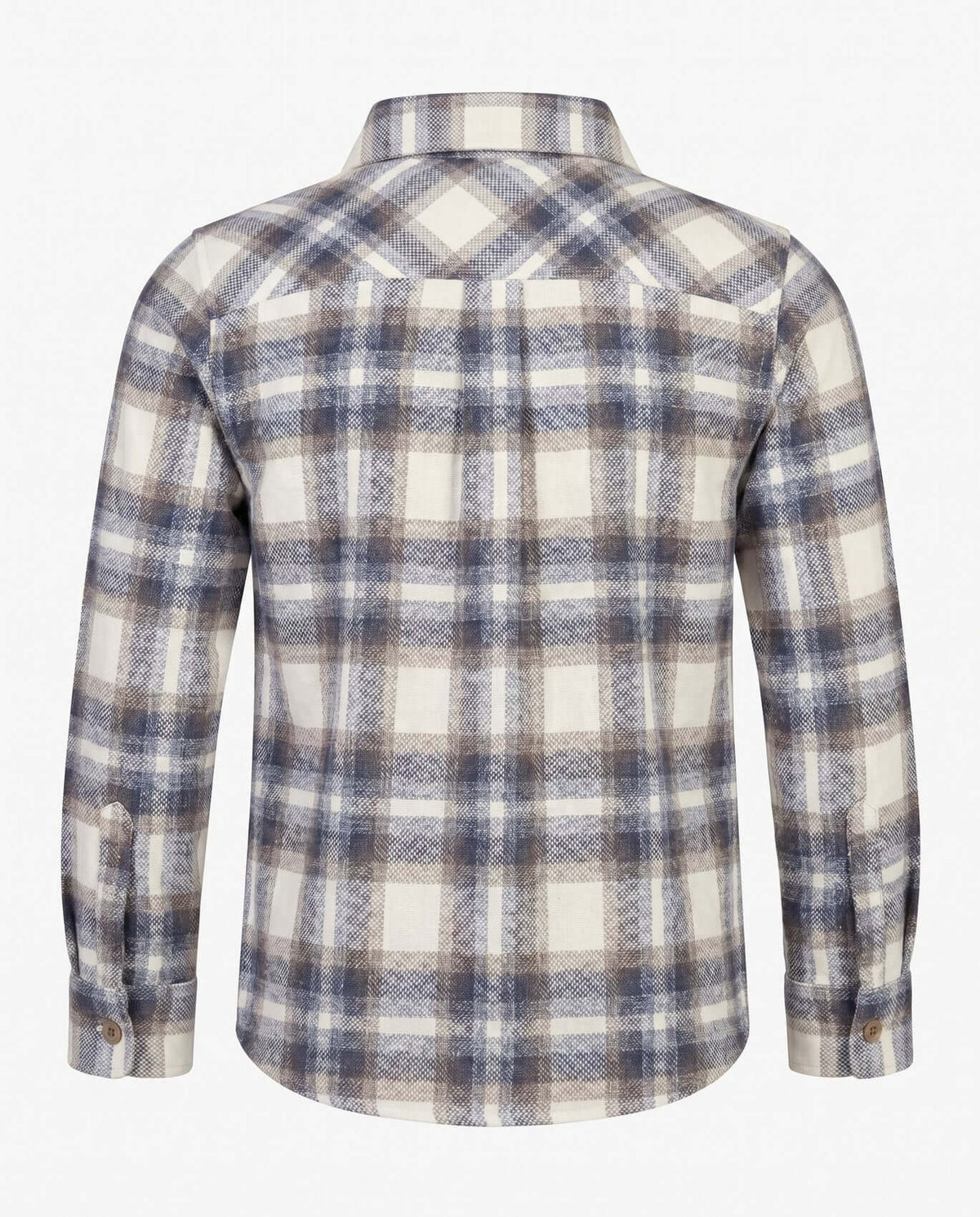 Appaman Boys Shirts Appaman Boys Flannel Shirt - Off White Plaid