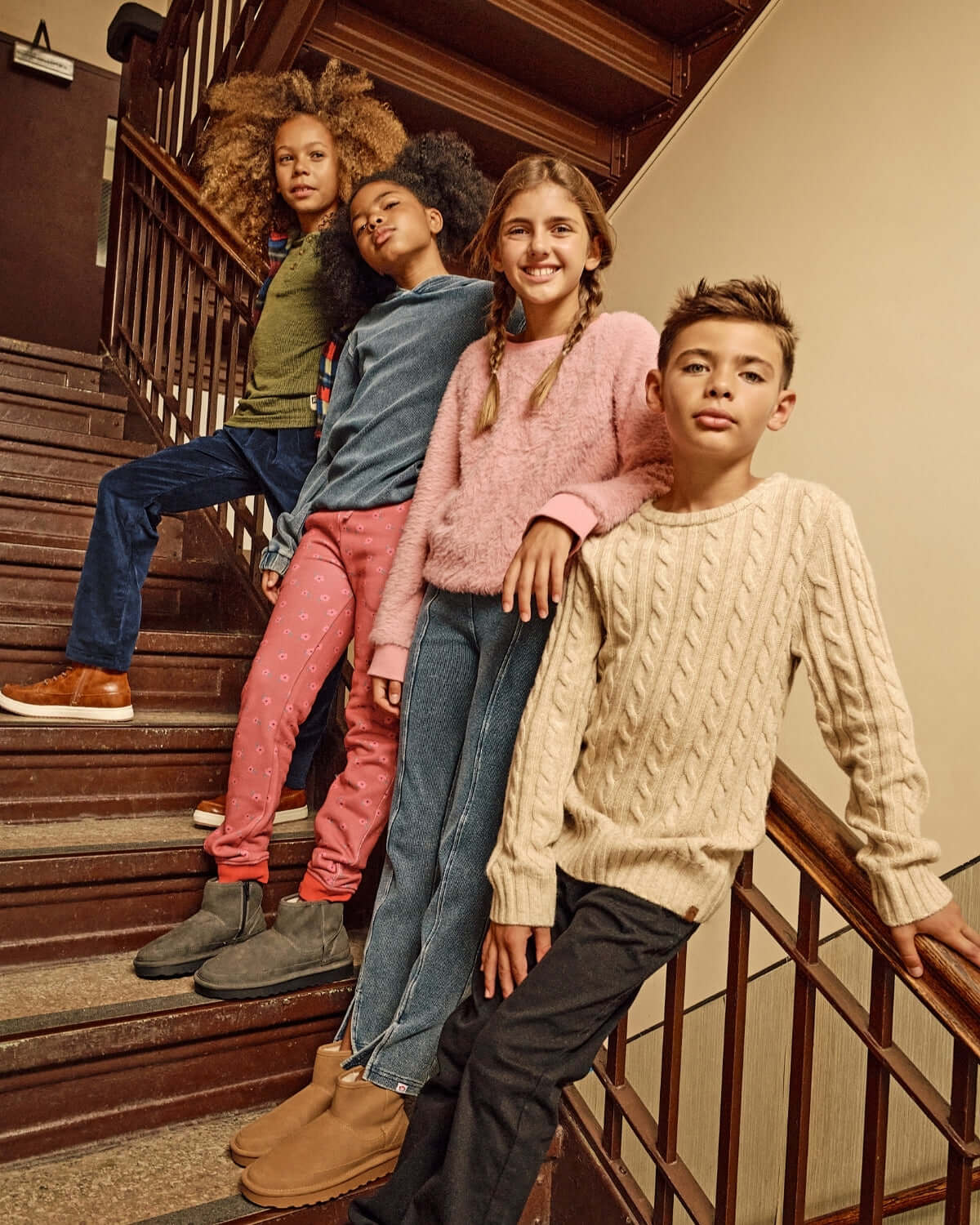 Appaman Appaman Fisherman Sweater - Oatmeal