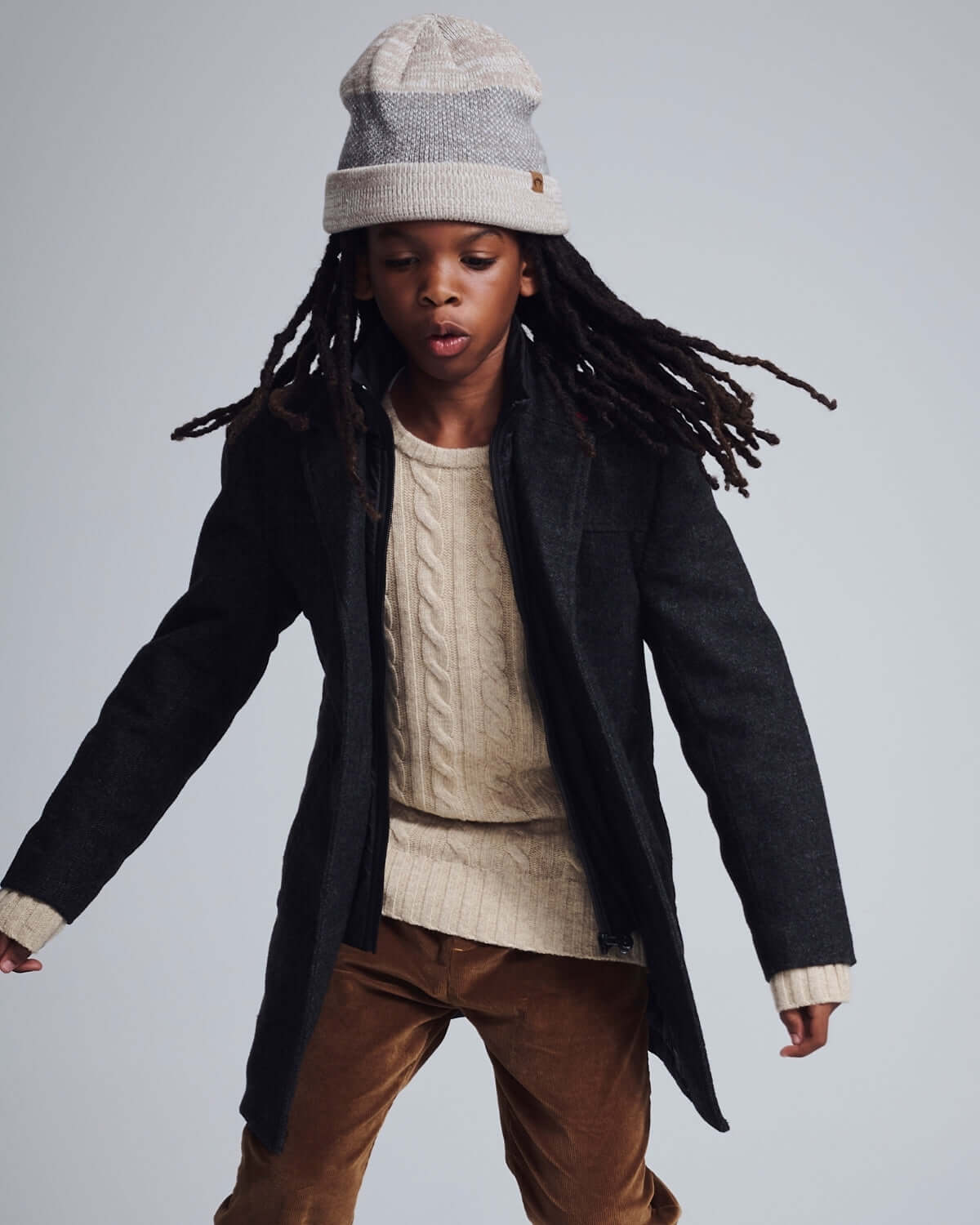 Appaman Appaman Fisherman Sweater - Oatmeal