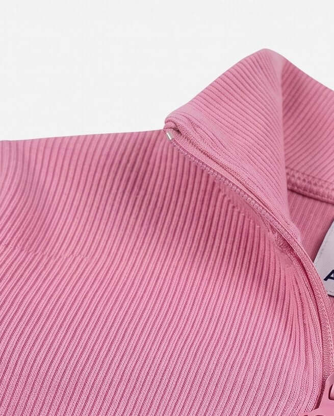 Appaman Girls Vanna Half Zip Sweater - Dusty Pink