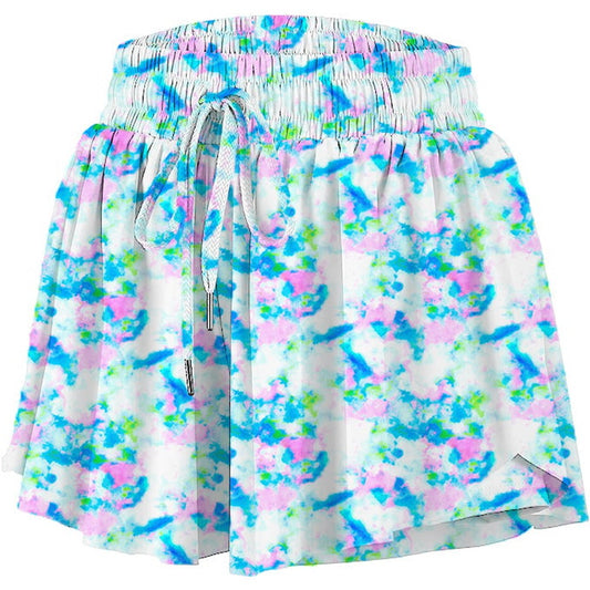 Azarhia LLC Multicolor / 3 Toddler Azarhia Girls Bright Clouds Butterfly Short