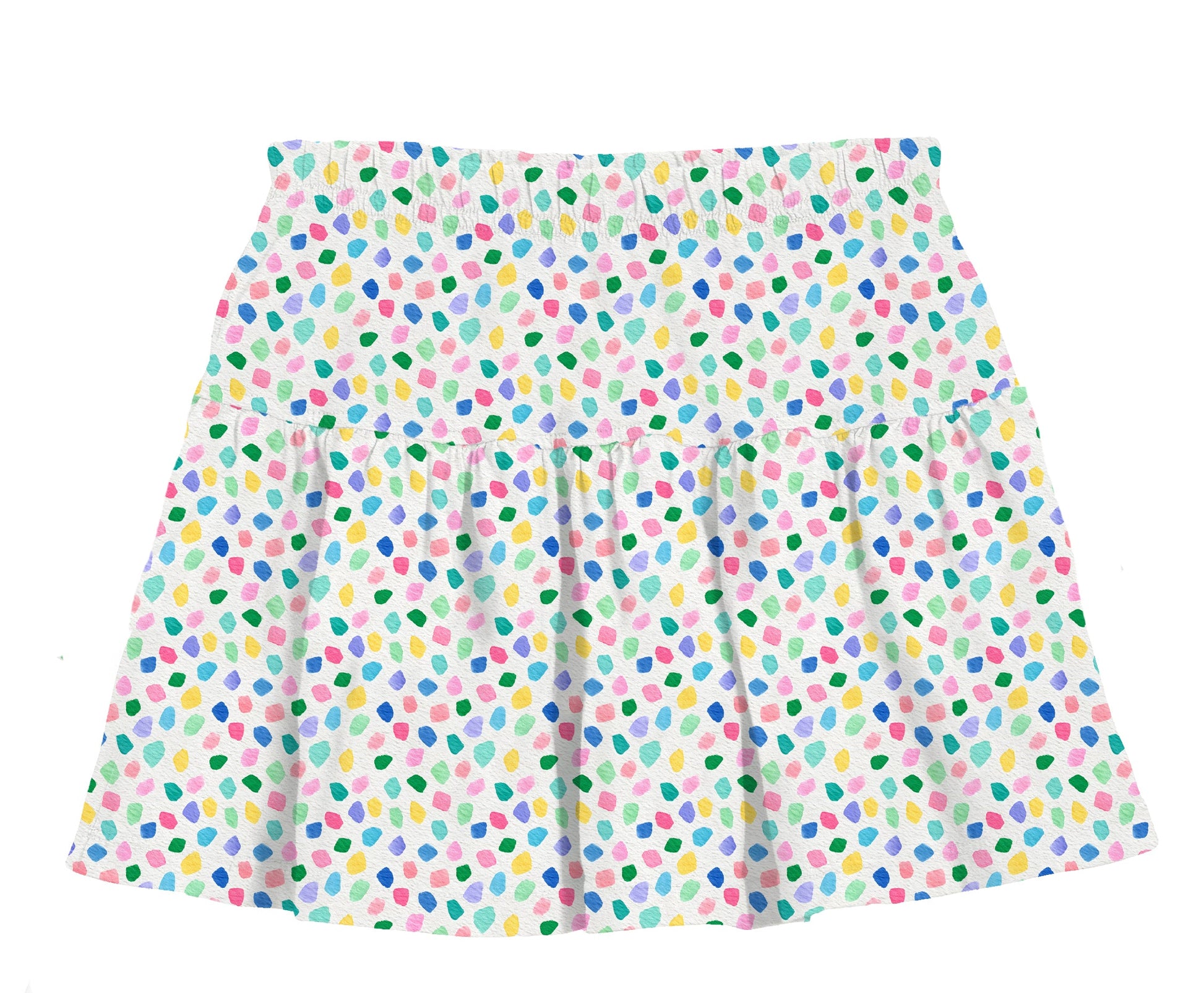 Azarhia LLCAzarhia Girls Ditsy Dots Gathered SkortBabysupermarket