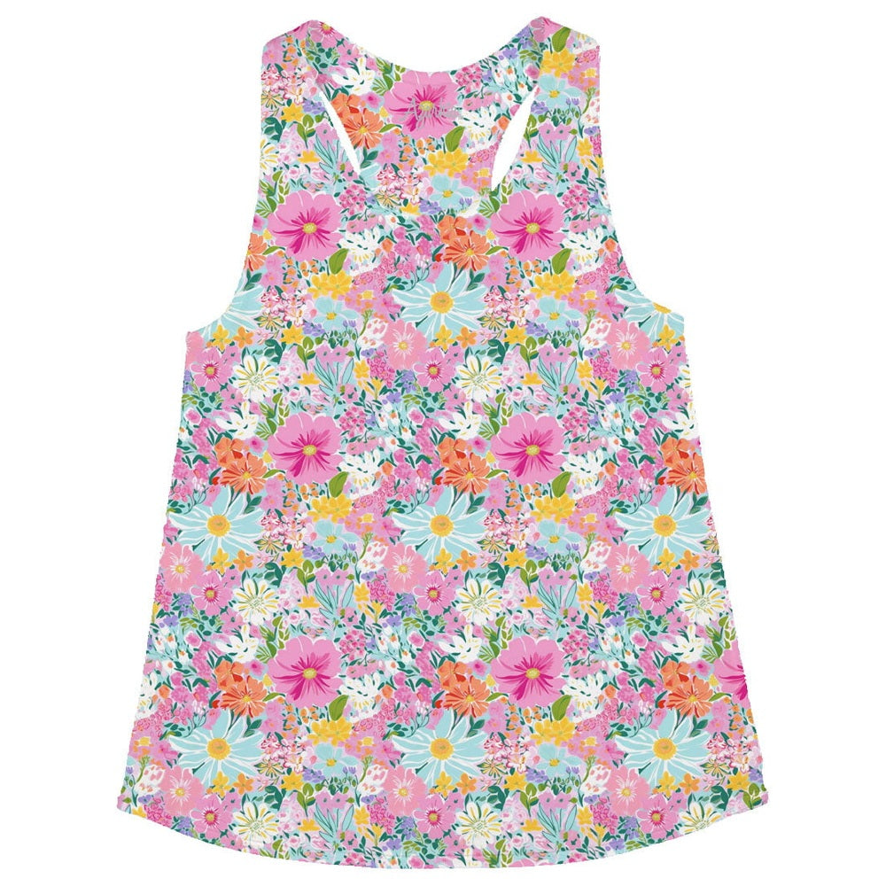 Azarhia LLC Multicolor / 3 Toddler Azarhia Girls Petal Pop Printed Tank