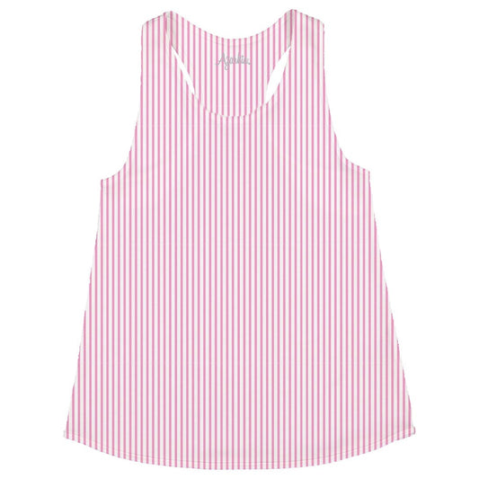 Azarhia LLC Pink / 3 Toddler Azarhia Girls Pink Stripe Tank