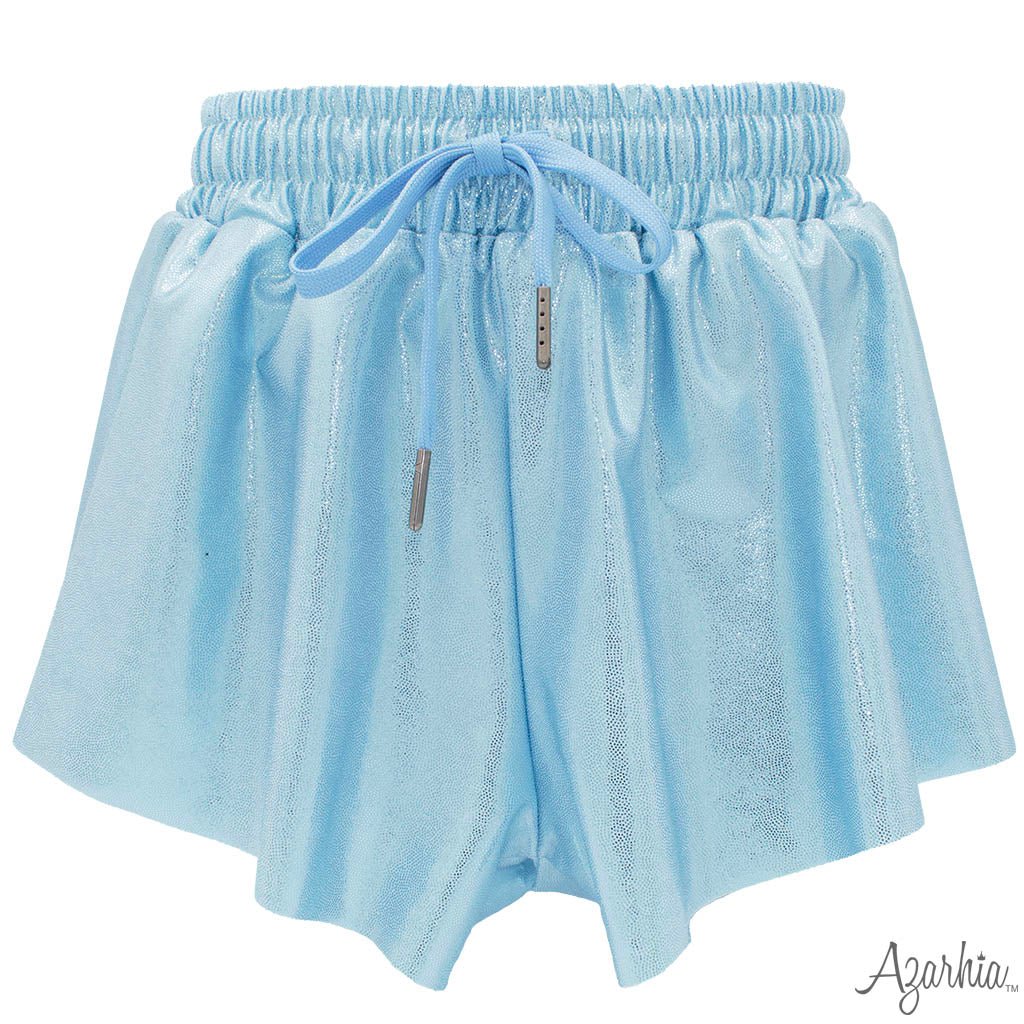 Azarhia Shimmer Butterfly Short - Light Blue