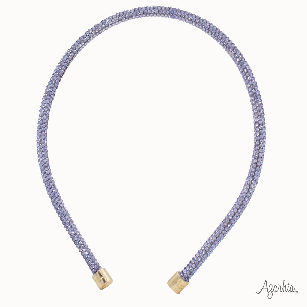 Azarhia LLC Lavender Azarhia Thin Rhinestone Headband