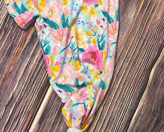 Rockin Royalty Girls Sunlit Poppy Knotted Gown