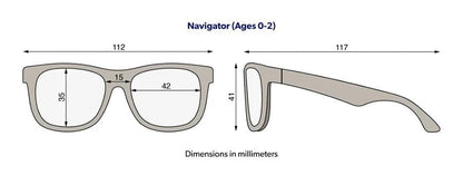 Babiators Orig. Navigator: Think Pink! | Smoke Lens | 0-2yr