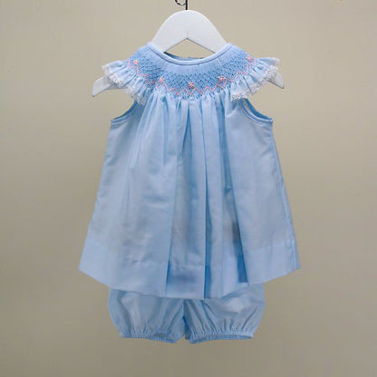 Baby Blessings Amy Roses Blue Dress