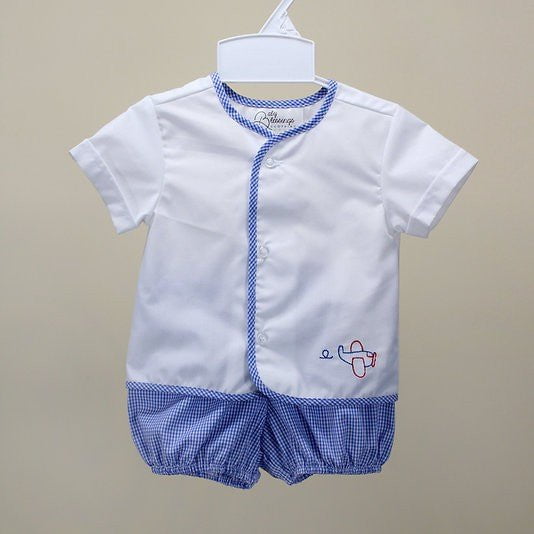 Baby Blessings Blue Airplane Jason Set