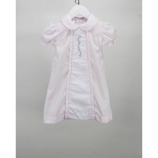 Baby Blessings Pink Flower Garland Hazel Dress babysupermarket