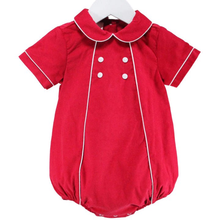 Baby Blessings Boys Apparel / Outfits / Infant Red & White / 3 Mo Baby Blessings Red & White Michael Bubble
