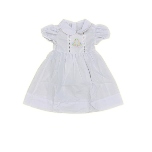 Baby Blessings White Blossom Crown Harper Dress babysupermarket