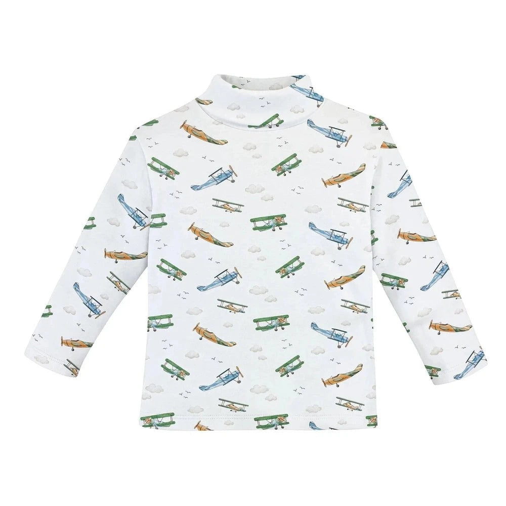 Baby Club Chic Boys Apparel / Shirts / Toddler 2 Toddler / Multi Baby Club Chic Airplanes Printed Turtleneck