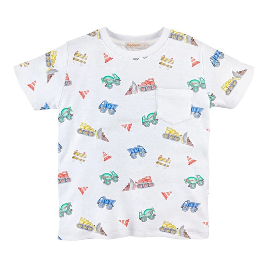 Baby Club Chic Boys Construction Printed T-Shirt babysupermarket