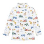 Baby Club Chic Boys Tractor Farm Turtleneck