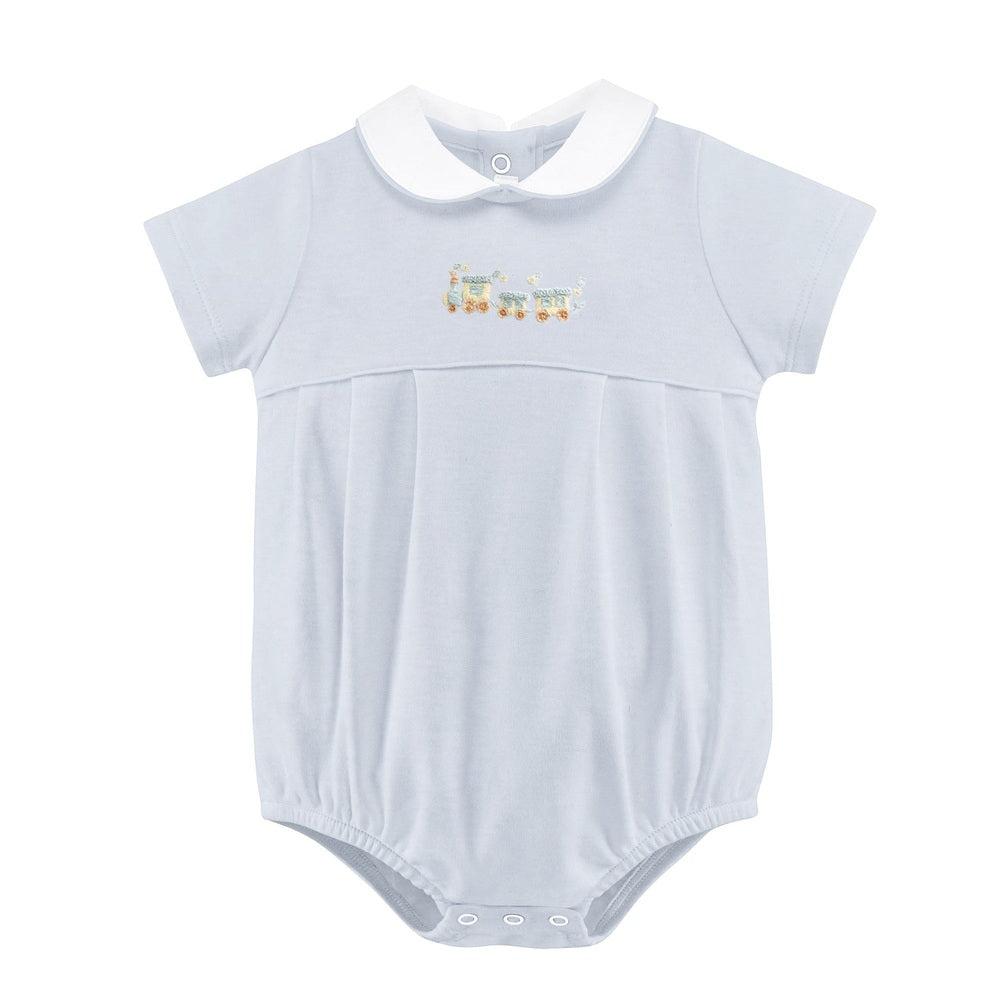 Baby Club Chic Little Train Bubble with Round Collar babysupermarket