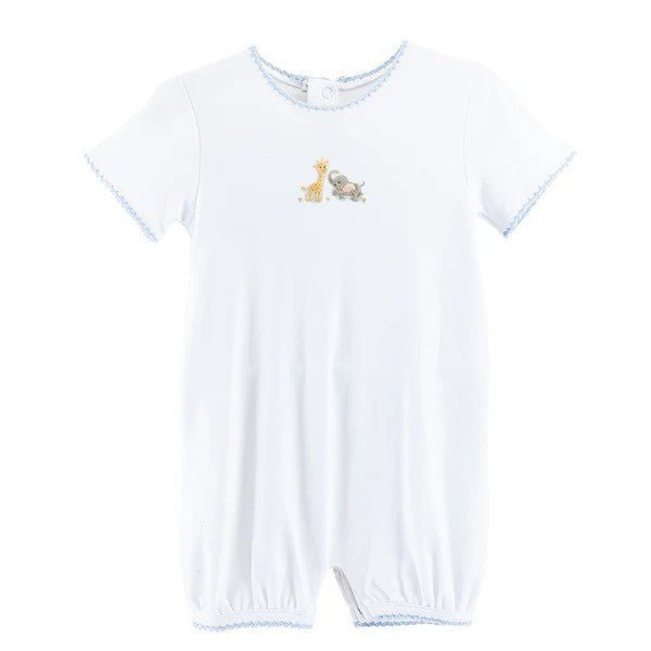 Baby Club Chic Safari Adventure Embroidered Romper