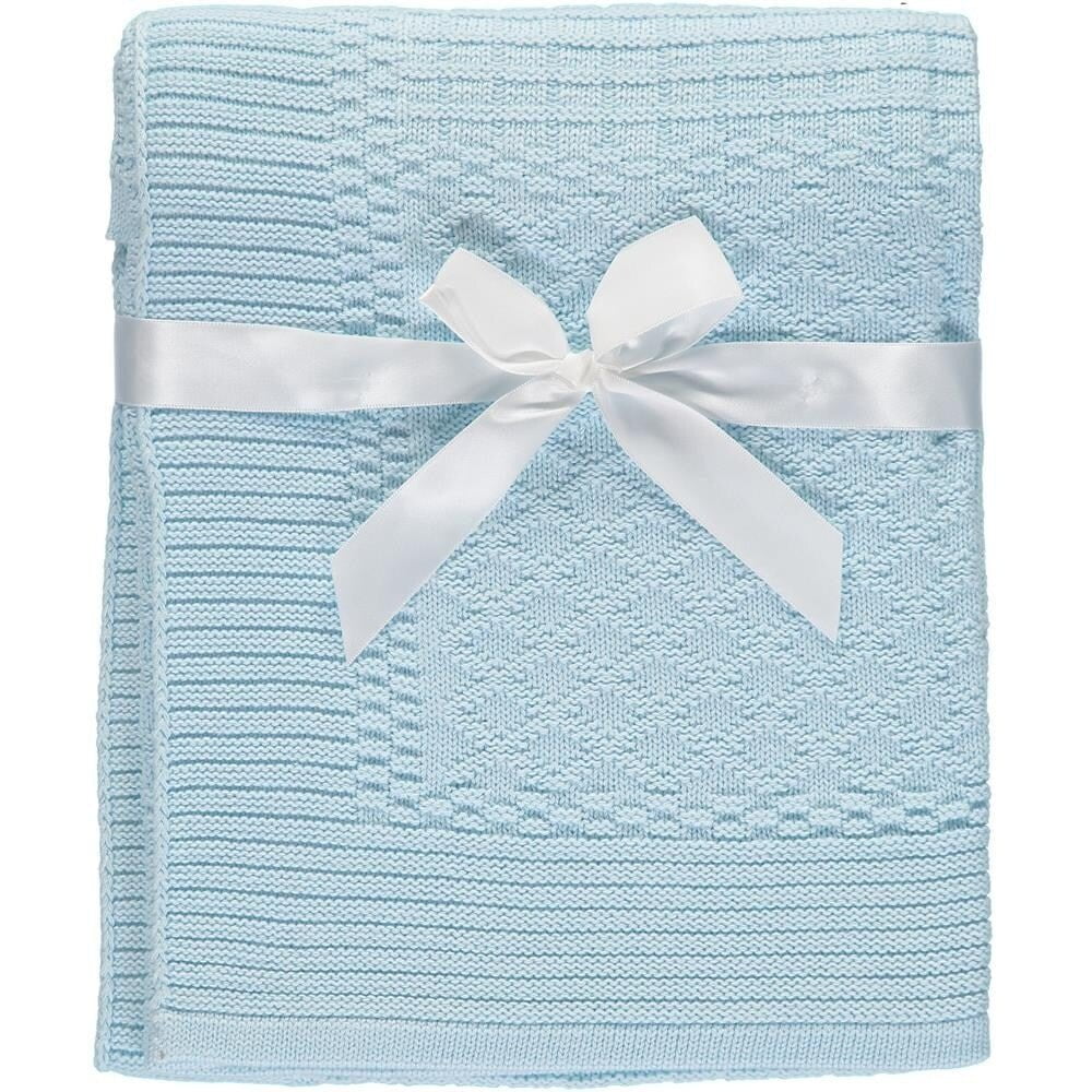 Baby Dove Baby Blankets Blue Baby Dove Basket Weave Receiving Blanket