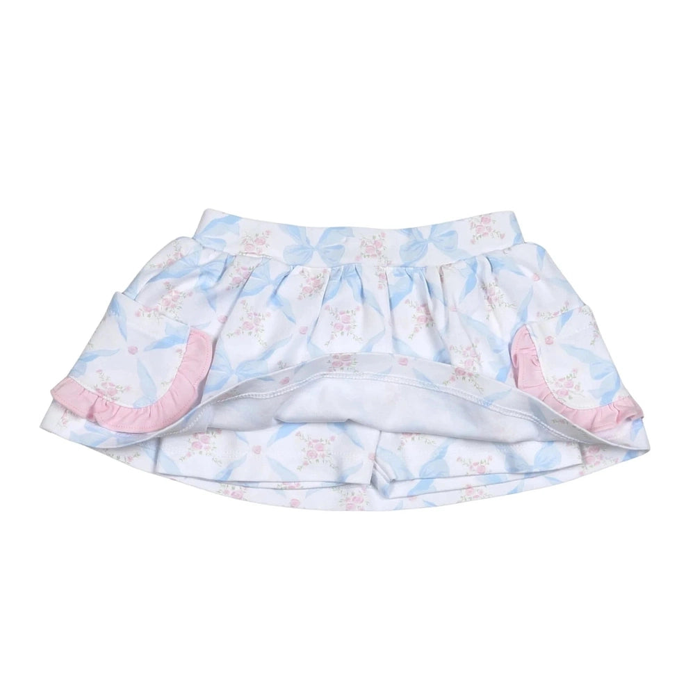 Baby Loren Blue Bows Skirt Set babysupermarket