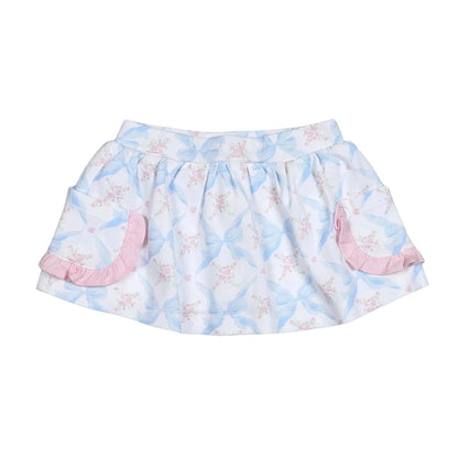 Baby Loren Blue Bows Skirt Set babysupermarket