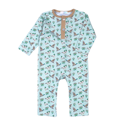 Baby Loren Infant Boy Mallard Ducks / 3-6 Mo Baby Loren Boys Mallard Ducks Romper