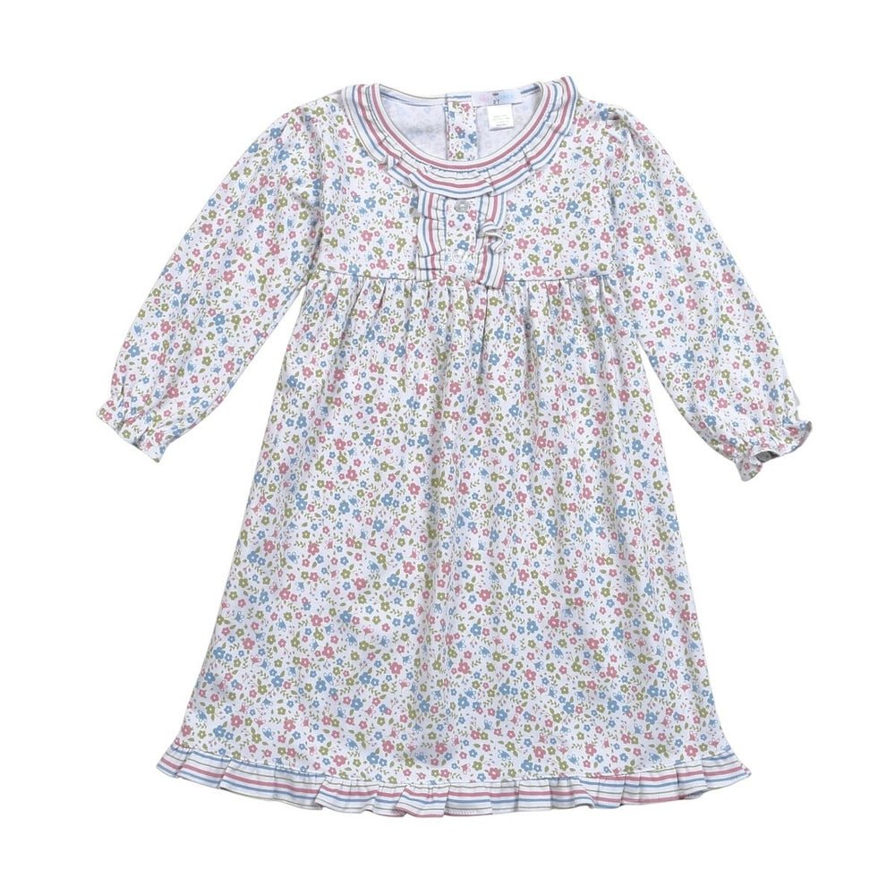 Baby Loren Toddler 2 Toddler / Pink & Blue Baby Loren Darlene Pima Night Dress