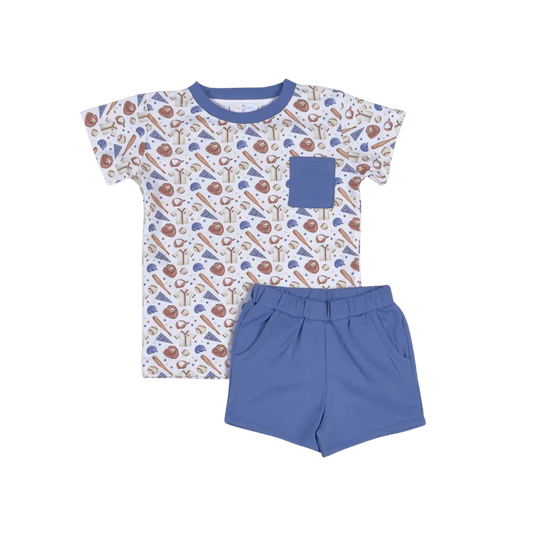 Baby Loren Game Day / 2 Toddler Baby Loren Game Day Short Set