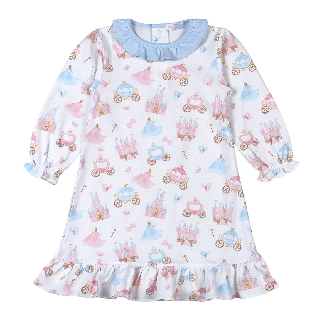 Baby Loren Girls Sleepwear Princess & Castles / 2 Toddler Baby Loren Girls Princess & Castles Floral Dress